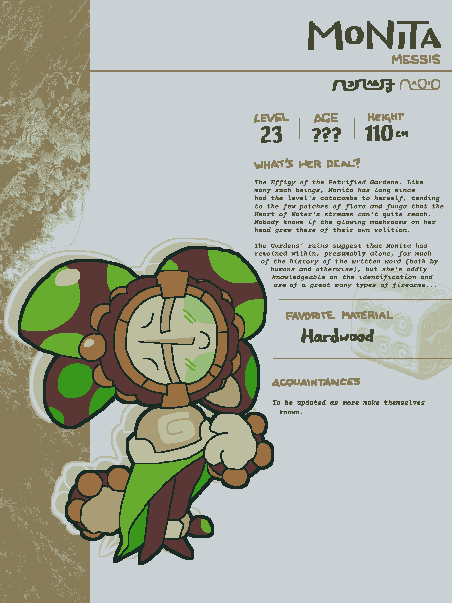 Monita Messis' main reference image, last updated in 2025.